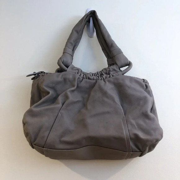 Salvatore Ferragamo Leather Designer Silver Hardware Hobo Shoulder Handle Bag - Picture 4 of 13